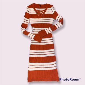 Women’s sweater dress, size large, new.